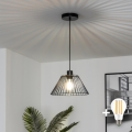 BRILAGI - Suspension LED sur câble CERIA WIRE 1xE27/40W/230V Ø 30 cm noire