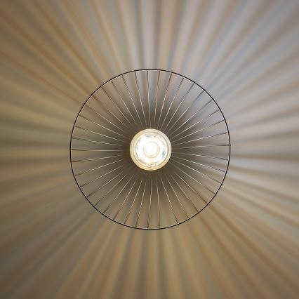 Brilagi - Suspension LED sur câble CERIA WIRE 1xE27/40W/230V Ø 45 cm noire