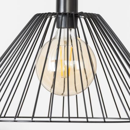Brilagi - Suspension LED sur câble CERIA WIRE 1xE27/40W/230V Ø 45 cm noire