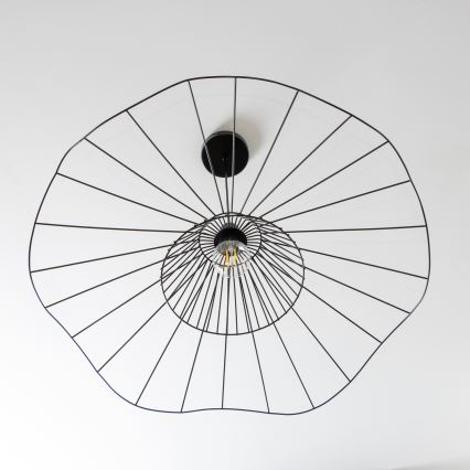 Brilagi - Suspension LED sur câble CERIA WIRE 1xE27/40W/230V Ø 80 cm noire