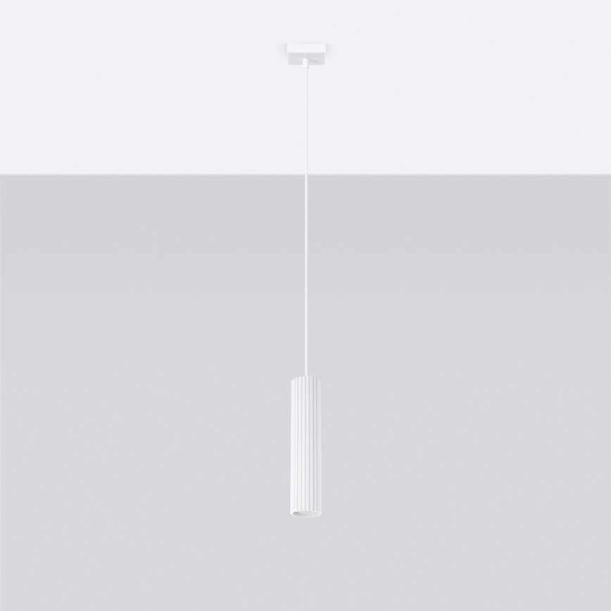 Brilagi - Suspension LED sur câble CRESTO 1xGU10/10W/230V blanche