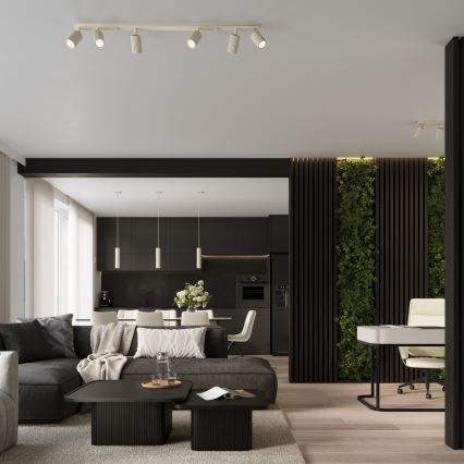 Brilagi - Suspension LED sur câble CRESTO 1xGU10/10W/230V crème