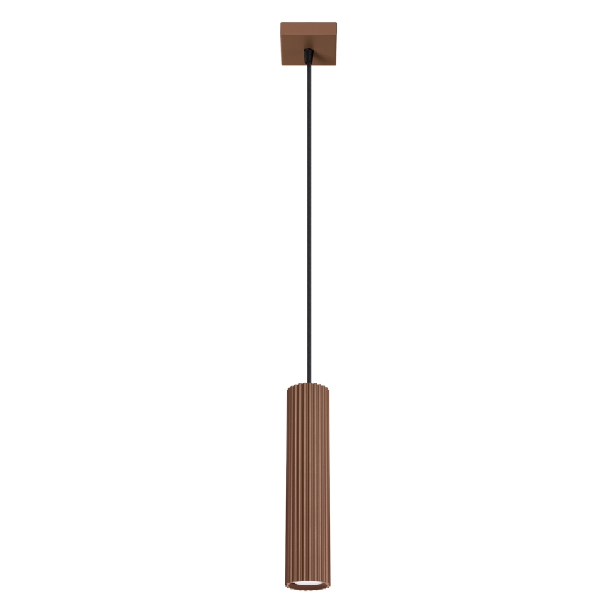Brilagi - Suspension LED sur câble CRESTO 1xGU10/10W/230V marron