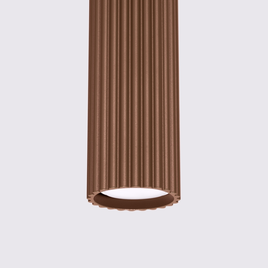 Brilagi - Suspension LED sur câble CRESTO 1xGU10/10W/230V marron