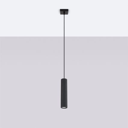 Brilagi - Suspension LED sur câble CRESTO 1xGU10/10W/230V noire