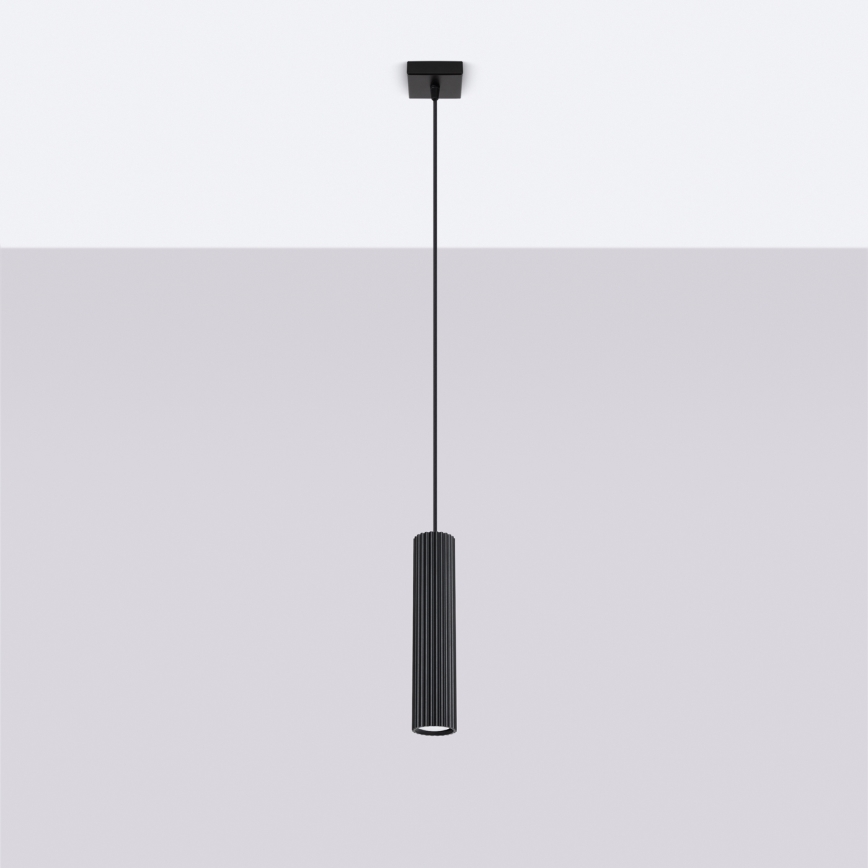 Brilagi - Suspension LED sur câble CRESTO 1xGU10/10W/230V noire