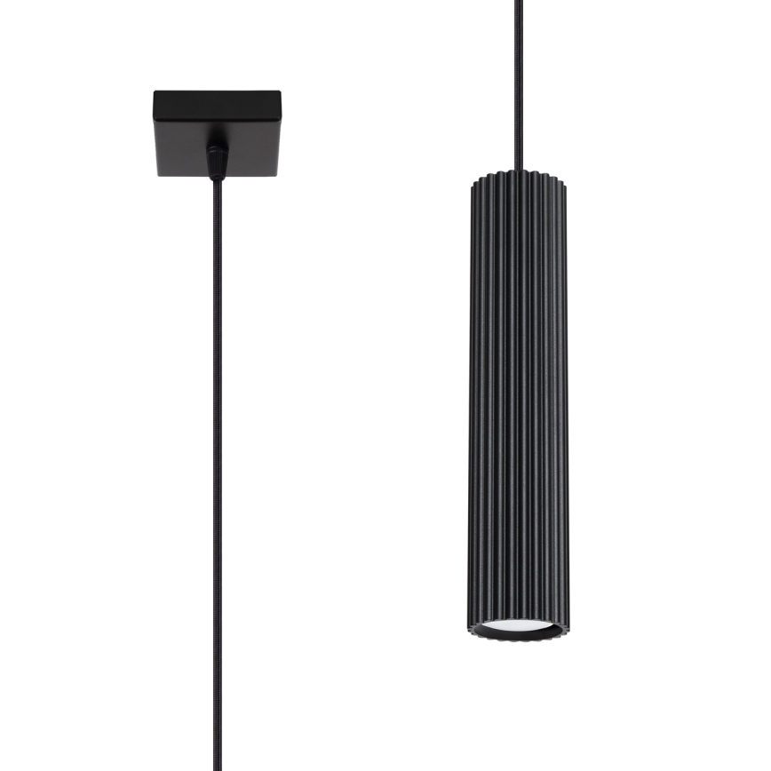 Brilagi - Suspension LED sur câble CRESTO 1xGU10/10W/230V noire