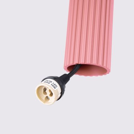 Brilagi - Suspension LED sur câble CRESTO 1xGU10/10W/230V rose