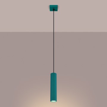 Brilagi - Suspension LED sur câble CRESTO 1xGU10/10W/230V turquoise