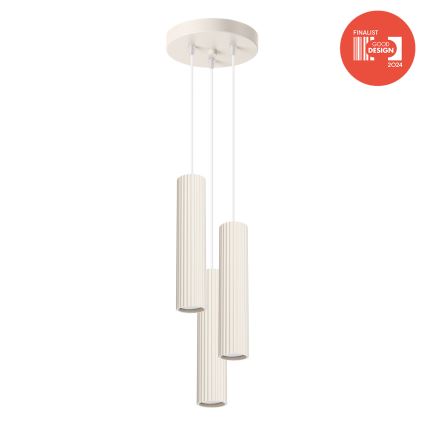 Brilagi - Suspension LED sur câble CRESTO 3xGU10/10W/230V crème