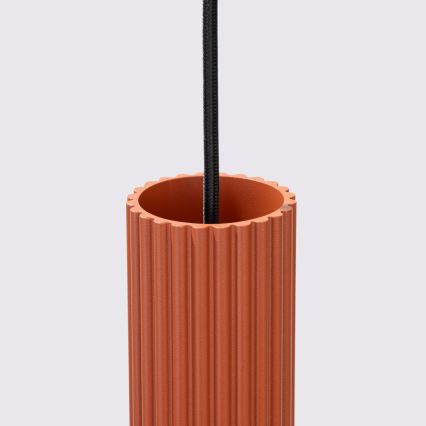 BRILAGI - Suspension LED sur câble CRESTO 3xGU10/10W/230V orange