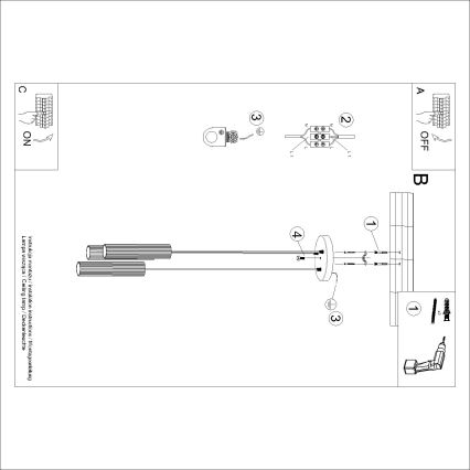 BRILAGI - Suspension LED sur câble CRESTO 3xGU10/10W/230V orange