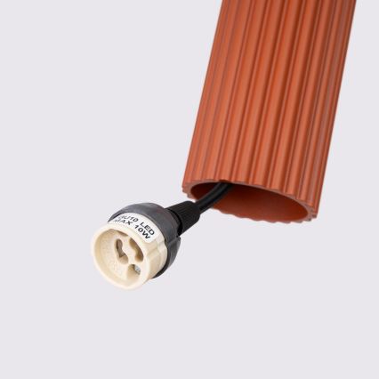 Brilagi - Suspension LED sur câble CRESTO 3xGU10/10W/230V rouge