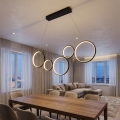 BRILAGI - Suspension LED sur câble ECHO LED/60W/230V 4000K 100 cm noire