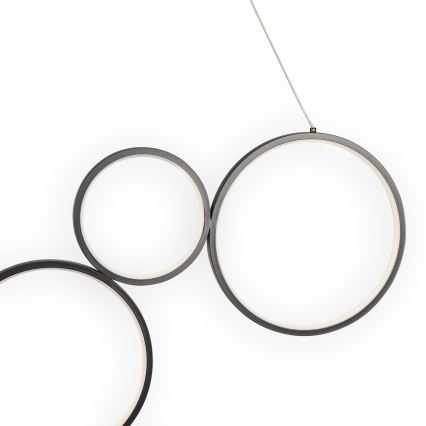 Brilagi - Suspension LED sur câble ECHO LED/60W/230V 4000K 100 cm noire