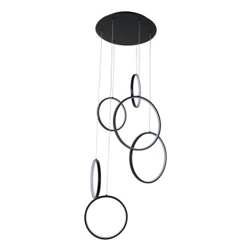 Brilagi - Suspension LED sur câble ECHO LED/80W/230V 4000K Ø 50 cm noire