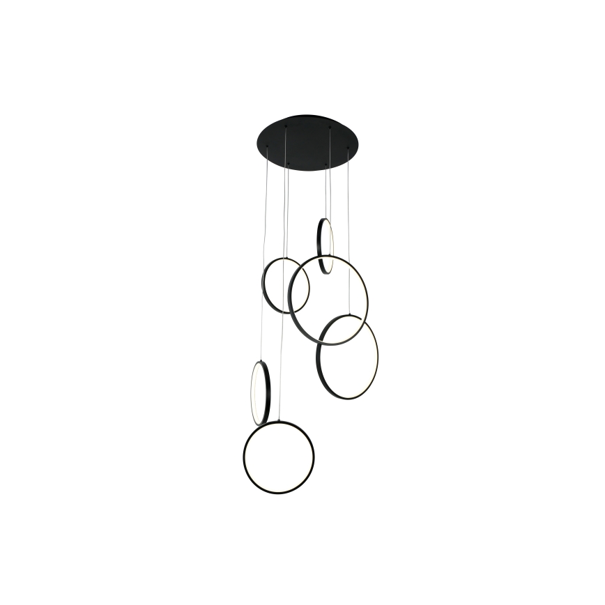 Brilagi - Suspension LED sur câble ECHO LED/80W/230V 4000K Ø 50 cm noire