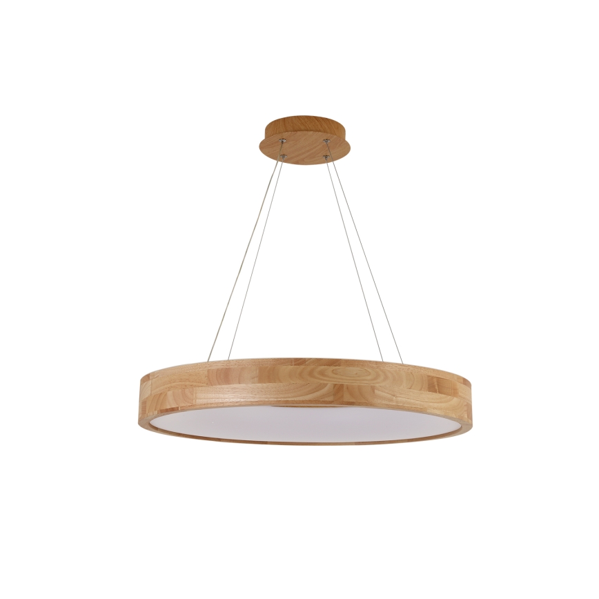 Brilagi - Suspension LED sur câble FALCON WOOD LED/40W/230V 3000/4000/6000K Ø 60 cm bois
