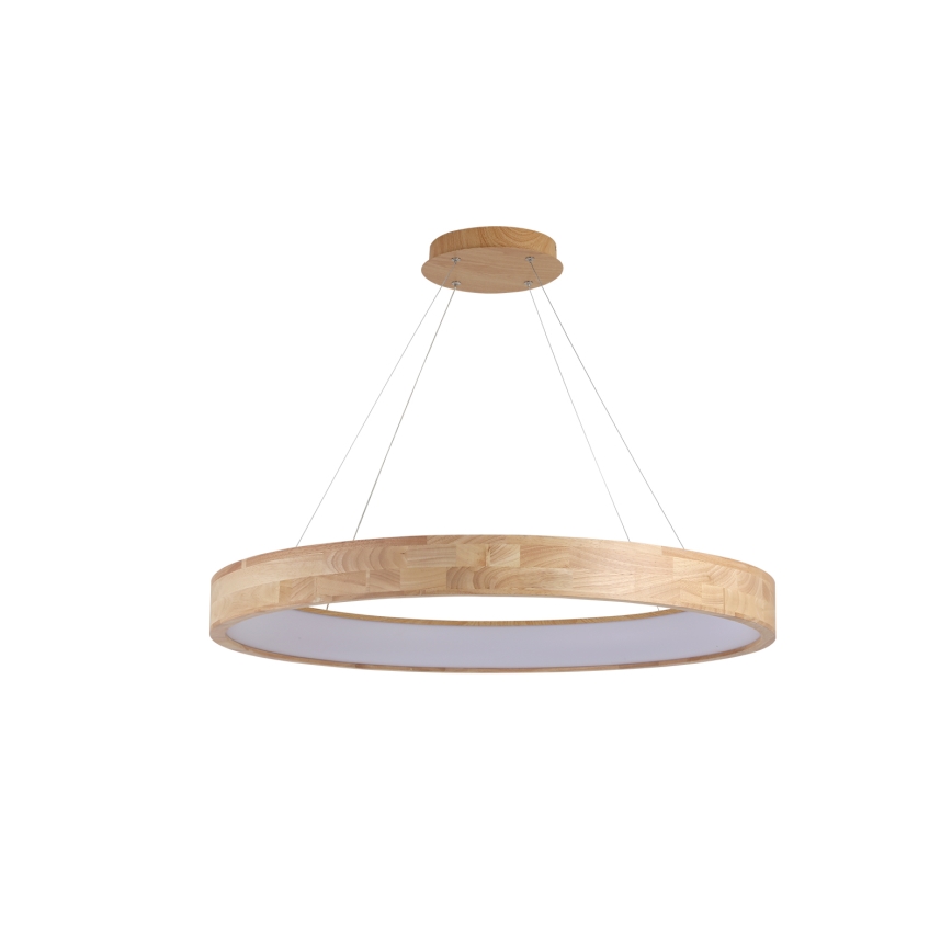 Brilagi - suspension LED sur câble FALCON WOOD LED/60W/230V 3000/4000/6000K Ø 80 cm bois