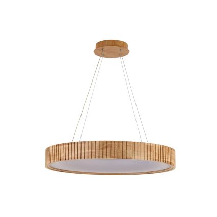 Brilagi - Suspension LED sur câble FALCON WOOD MODERN LED/40W/230V 3000/4000/6000K Ø 60 cm en bois