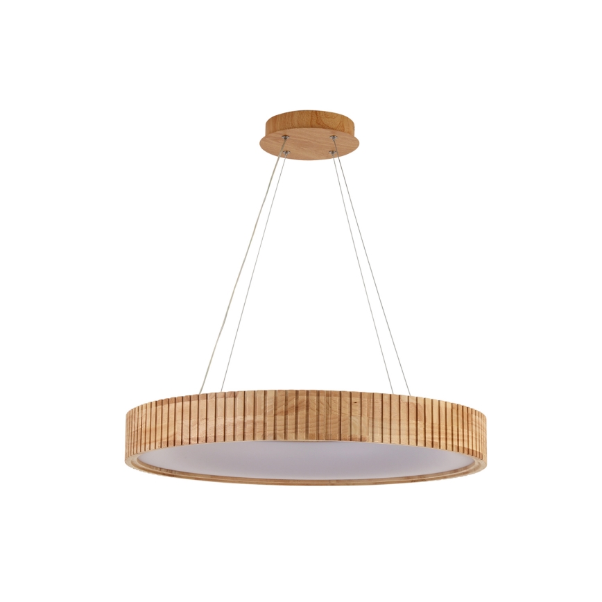 Brilagi - Suspension LED sur câble FALCON WOOD MODERN LED/40W/230V 3000/4000/6000K Ø 60 cm en bois