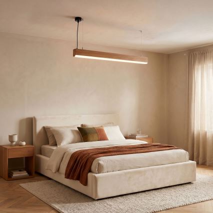 BRILAGI - suspension LED sur câble GARDALINE LED/100W/230V 120 cm chêne