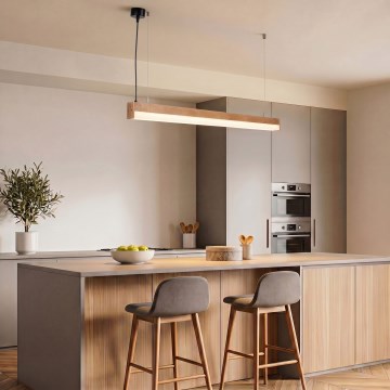 BRILAGI - Suspension LED sur câble GARDALINE LED/100W/230V chêne