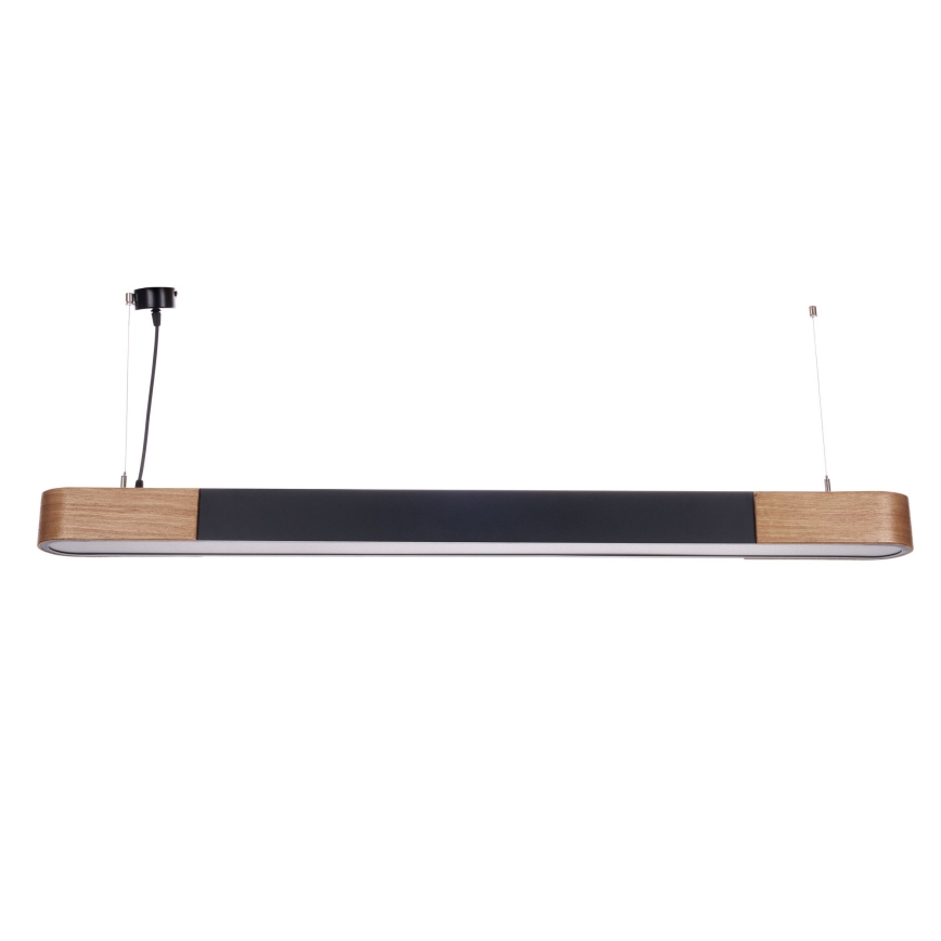 BRILAGI - Suspension LED sur câble GARDALINE LED/100W/230V chêne/noir