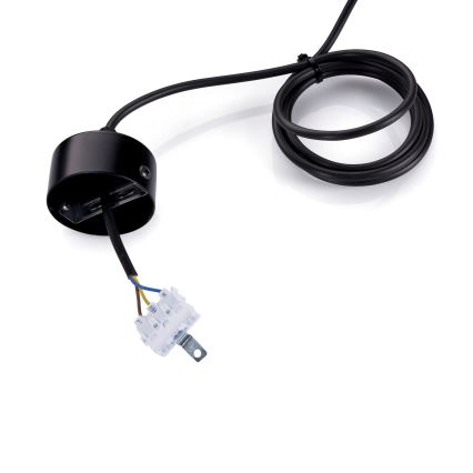 BRILAGI - Suspension LED sur câble GARDALINE LED/100W/230V chêne/noir