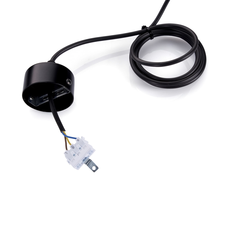 BRILAGI - Suspension LED sur câble GARDALINE LED/100W/230V chêne/noir