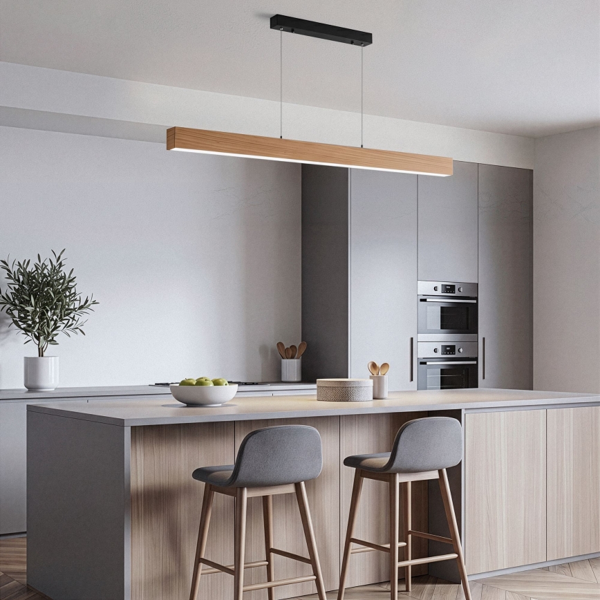BRILAGI - Suspension LED sur câble GARDALINE LED/90W/230V 120 cm chêne