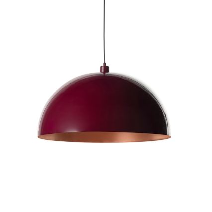 Brilagi - Suspension LED sur câble METALO 1xE27/40W/230V diam. 40 cm bordeaux/cuivrée