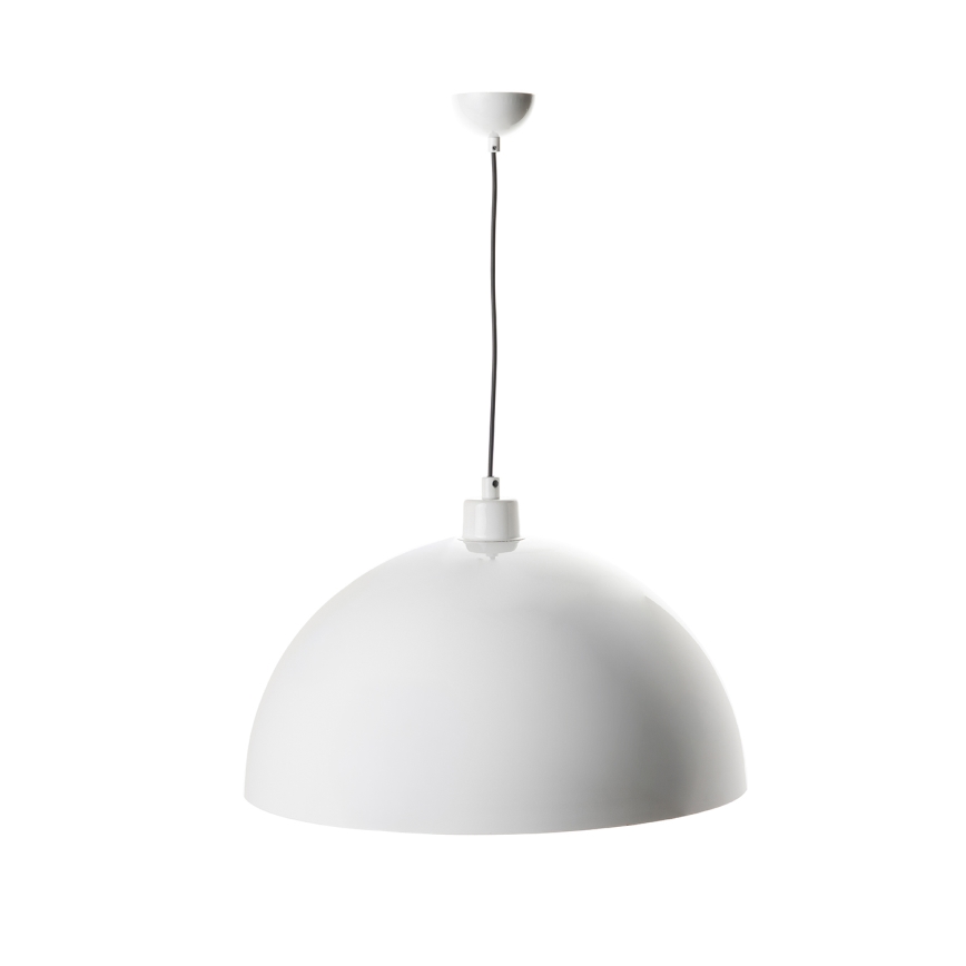 Brilagi - Suspension LED sur câble METALO 1xE27/40W/230V Ø 60 cm blanc/cuivré