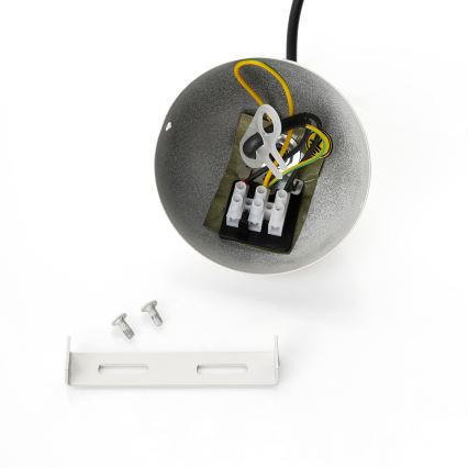 Brilagi - Suspension LED sur câble METALO 1xE27/40W/230V Ø 60 cm blanc/cuivré