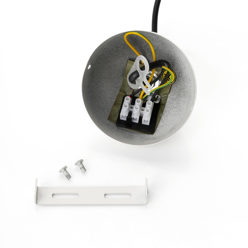 Brilagi - Suspension LED sur câble METALO 1xE27/40W/230V Ø 60 cm blanc/cuivré