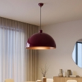 Brilagi - Suspension LED sur câble METALO 1xE27/40W/230V Ø 60 cm bordeaux/cuivré