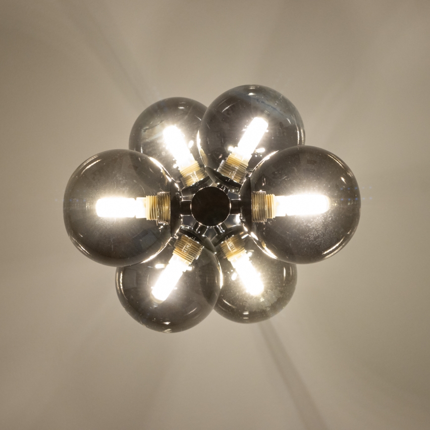 Brilagi - Suspension LED sur câble MILLA 6xG9/3W/230V chrome noir/fumé