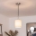 Brilagi - Suspension LED sur câble NUBILA 1x E27/60W/230V Ø 14 cm noir/crème
