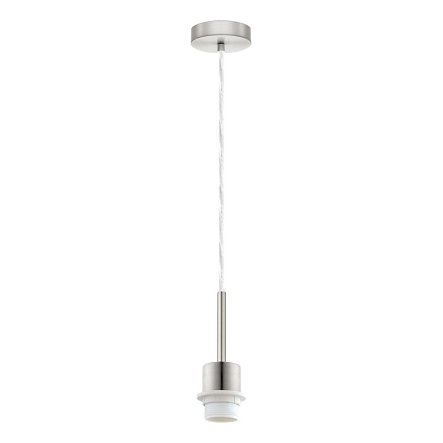 Brilagi - Suspension LED sur câble NUBILA 1xE27/60W/230V Ø 14 cm gris clair