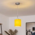 Brilagi - Suspension LED sur câble NUBILA 1xE27/60W/230V Ø 14 cm jaune