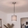 Brilagi - Suspension LED sur câble NUBILA 1xE27/60W/230V Ø 14 cm noir/gris clair