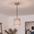 Brilagi - Suspension LED sur câble NUBILA 1xE27/60W/230V Ø 14 cm noir/gris