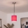 Brilagi - Suspension LED sur câble NUBILA 1xE27/60W/230V Ø 14 cm noir/rose