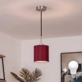 Brilagi - Suspension LED sur câble NUBILA 1xE27/60W/230V Ø 14 cm noir/rouge pompéien