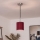 Brilagi - Suspension LED sur câble NUBILA 1xE27/60W/230V Ø 14 cm noir/rouge pompéien
