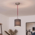Brilagi - Suspension LED sur câble NUBILA 1xE27/60W/230V Ø 14 cm rouge/anthracite