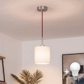 Brilagi - Suspension LED sur câble NUBILA 1xE27/60W/230V Ø 14 cm rouge/blanc