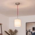 Brilagi - Suspension LED sur câble NUBILA 1xE27/60W/230V Ø 14 cm rouge/crème