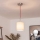 Brilagi - Suspension LED sur câble NUBILA 1xE27/60W/230V Ø 14 cm rouge/crème