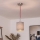Brilagi - Suspension LED sur câble NUBILA 1xE27/60W/230V Ø 14 cm rouge/gris
